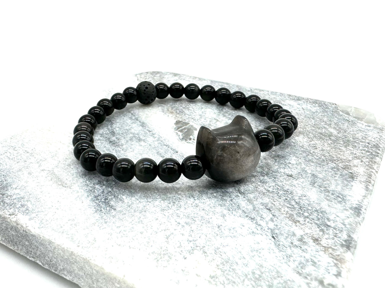 Obsidian Gemstone Bracelet