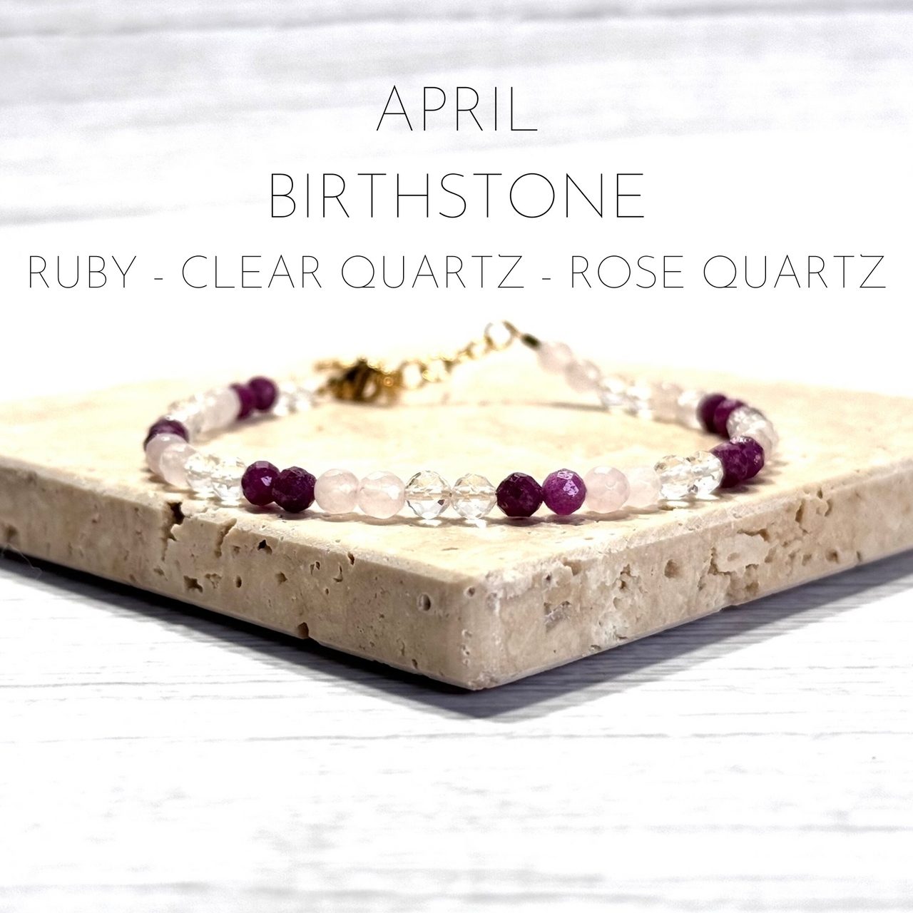 Dainty Birthstone Bracelet