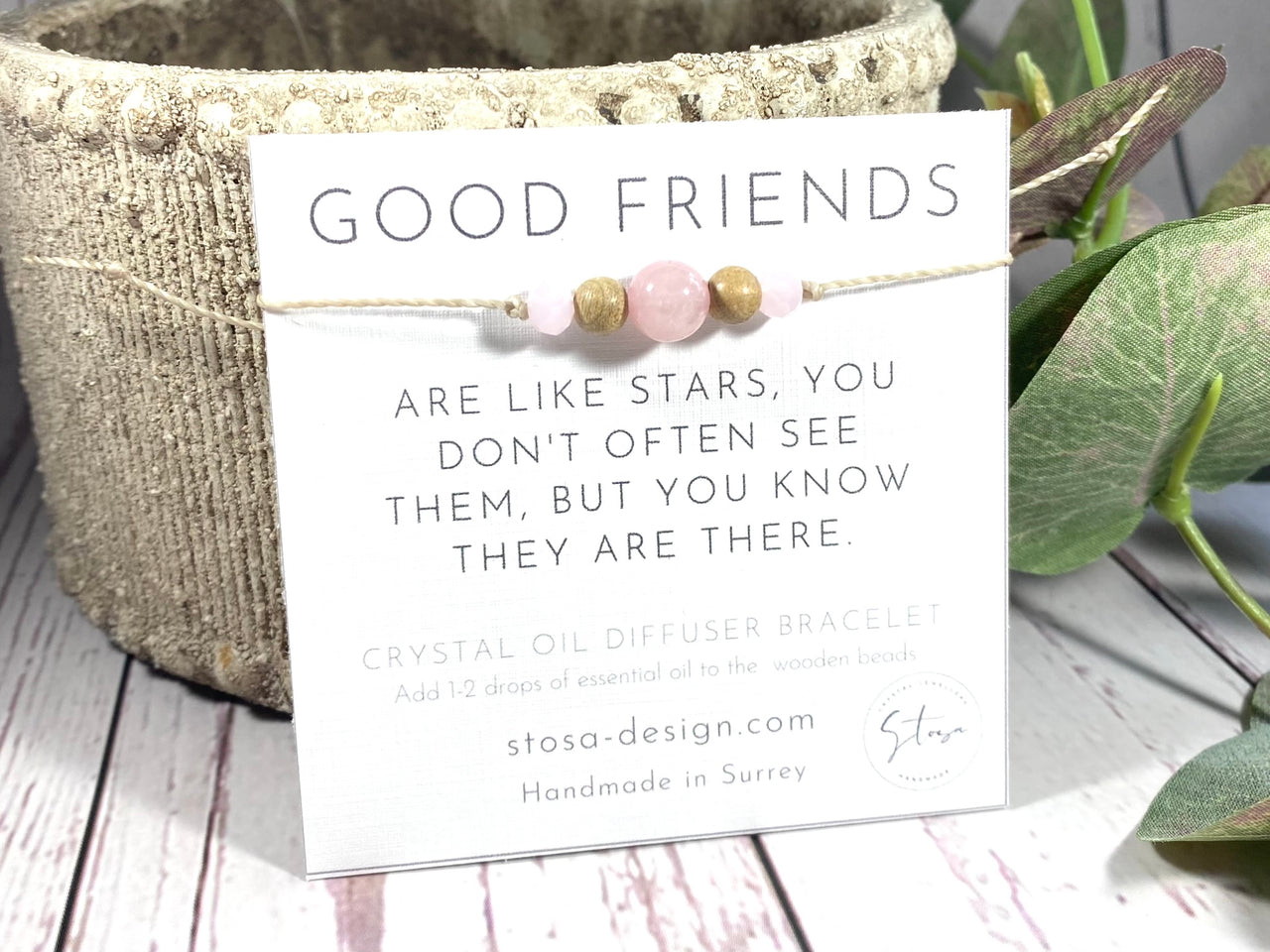 Good Friends Crystal Gift Bracelet