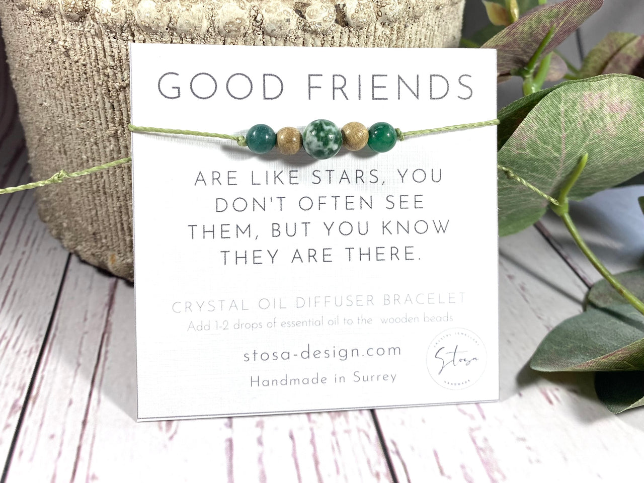 Good Friends Crystal Gift Bracelet