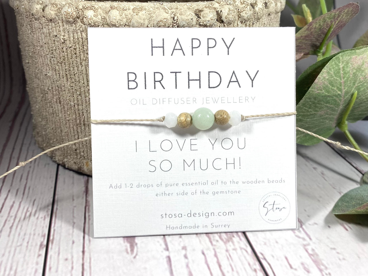 Happy Birthday - Crystal Gift Bracelet