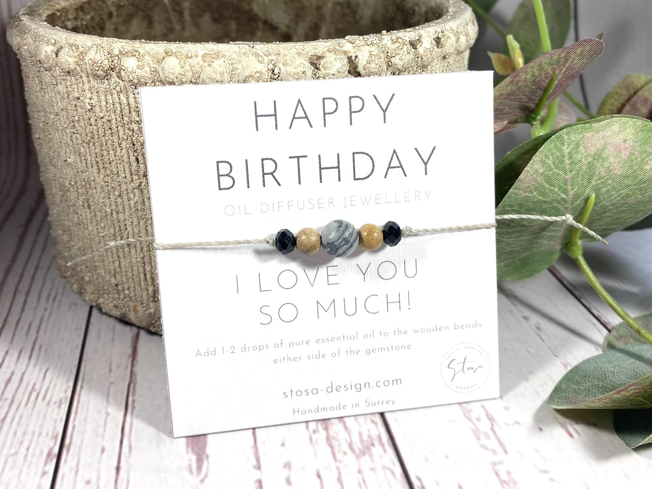 Happy Birthday - Crystal Gift Bracelet