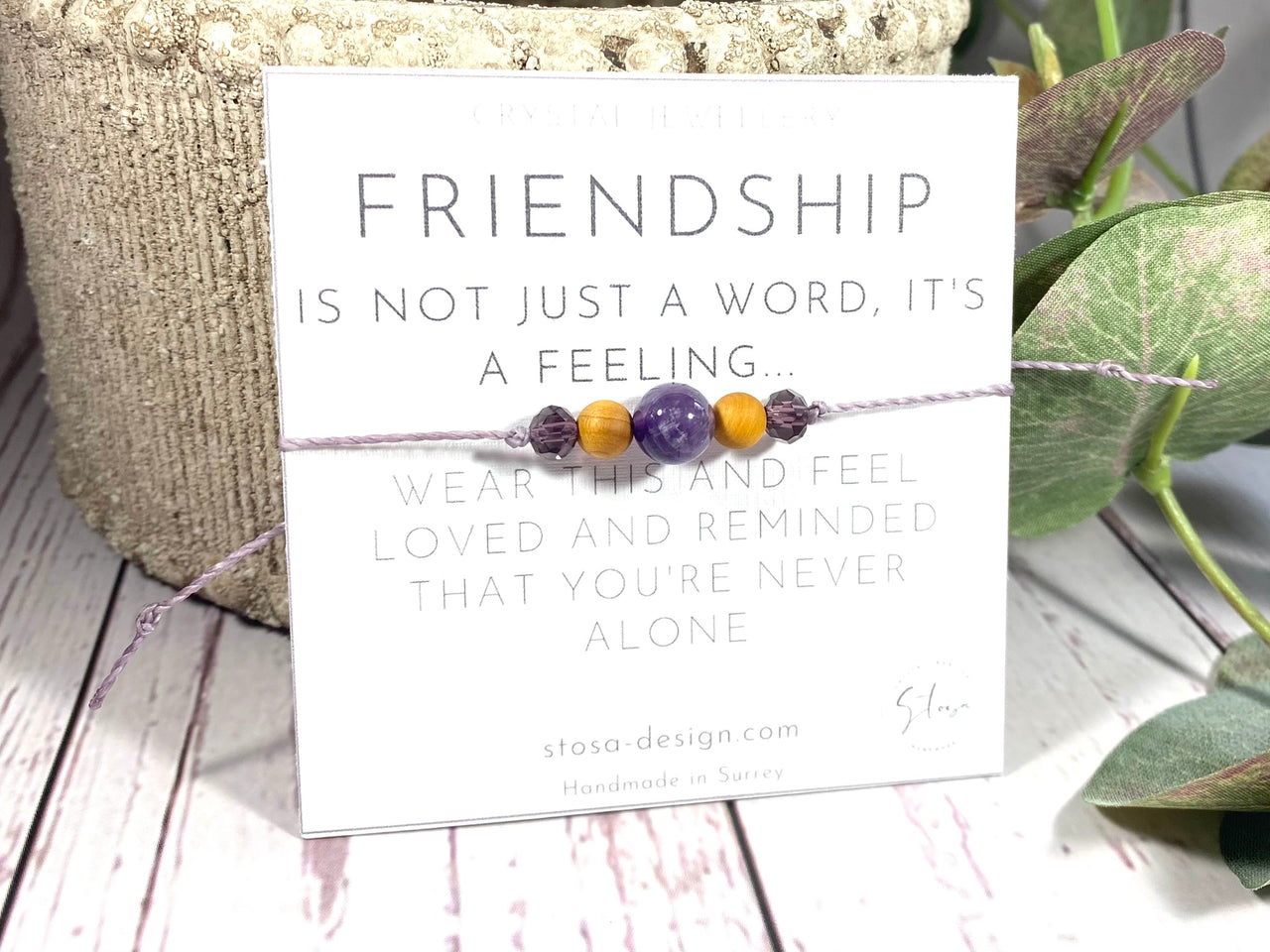 Friendship Crystal Gift Bracelet