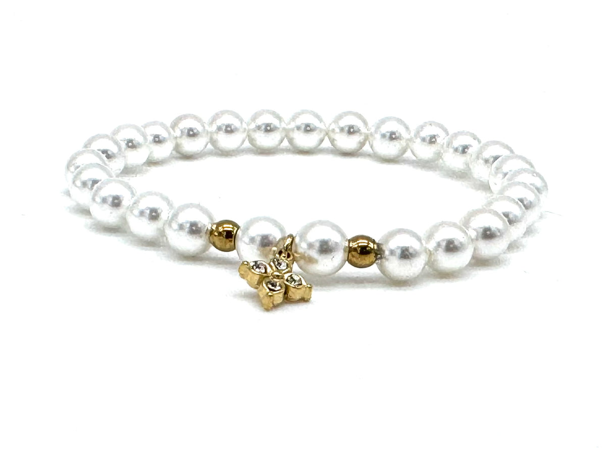 Shell Pearl Flower Bracelet