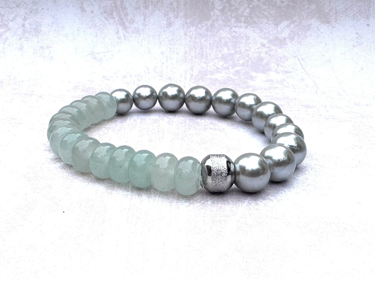 Gemstone Shell Pearl Bracelet