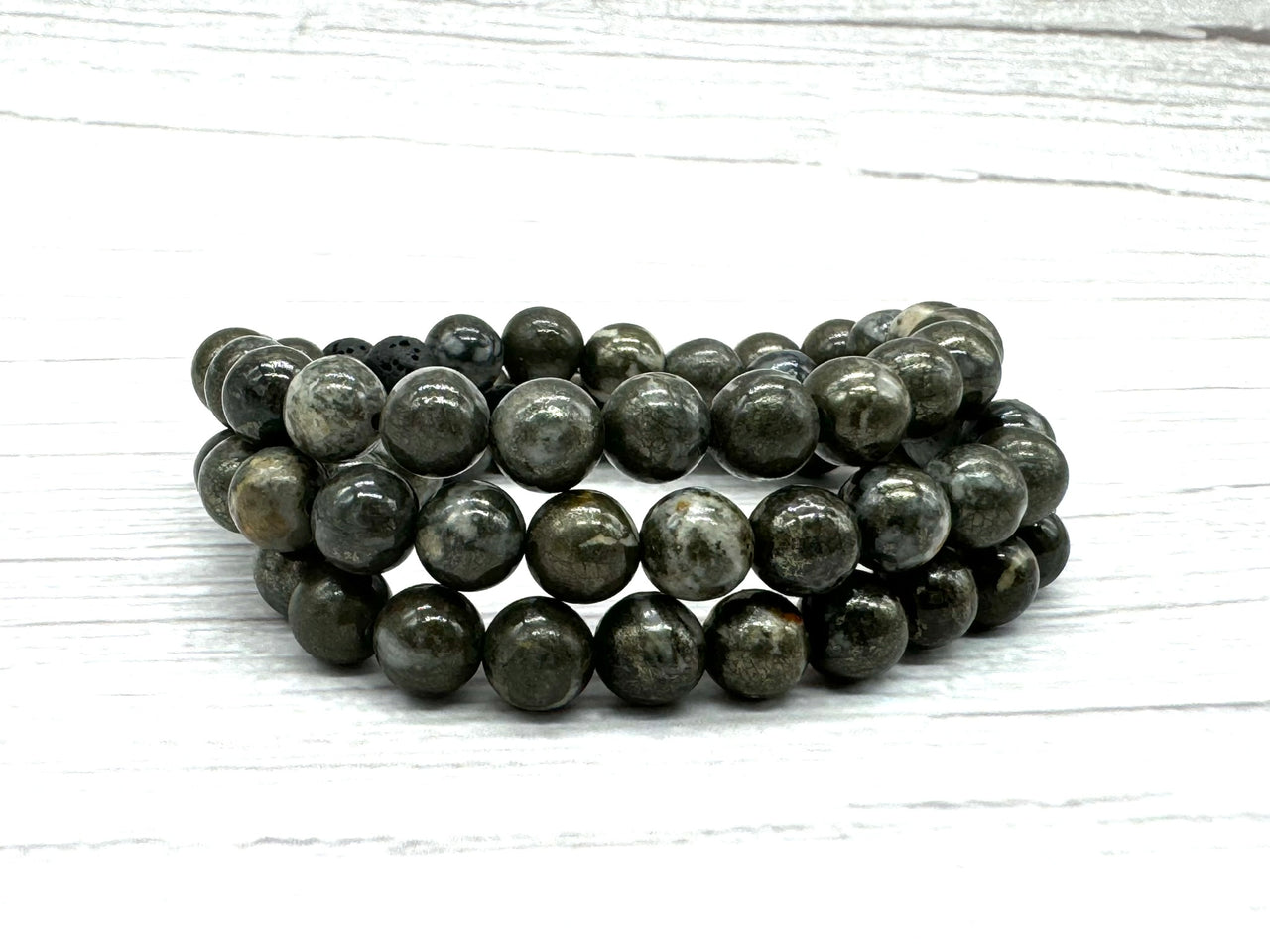 Pyrite Crystal Diffuser Bracelet