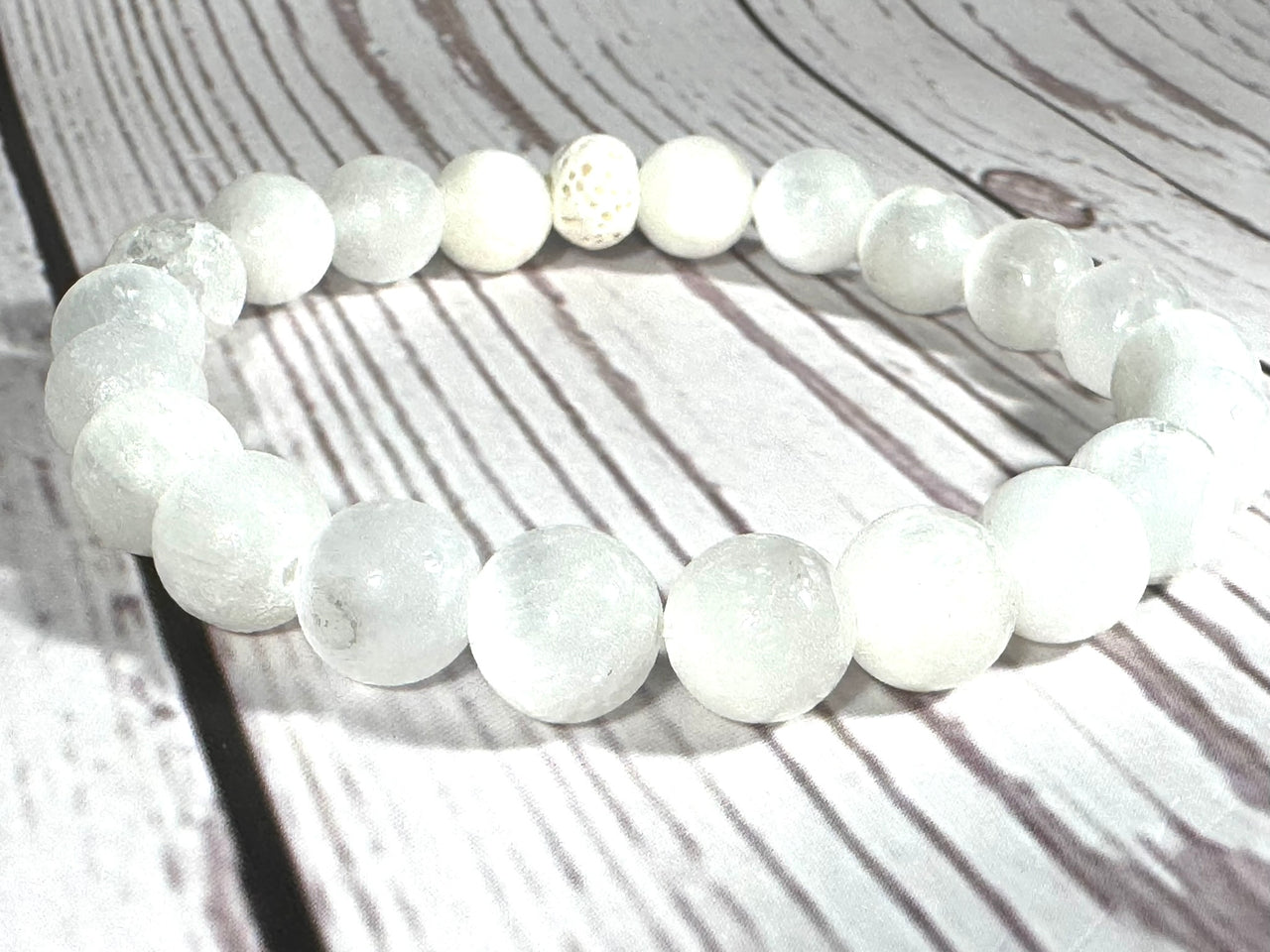 Selenite Crystal Diffuser Bracelet