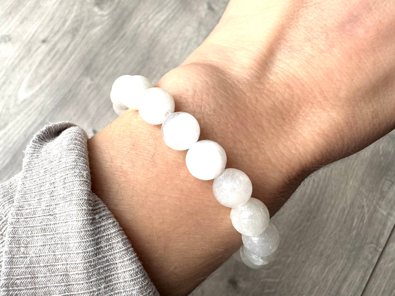 Selenite Crystal Diffuser Bracelet