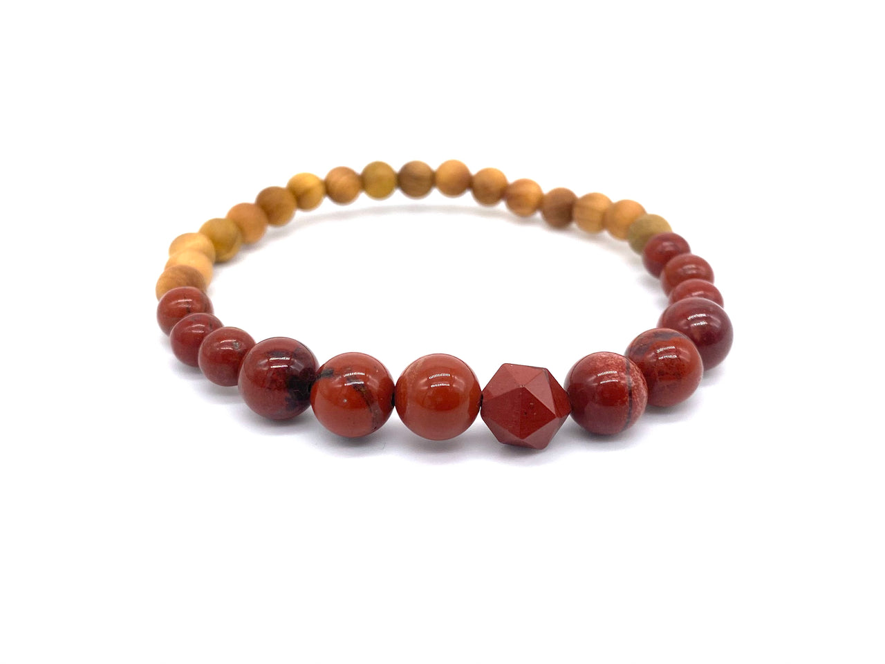 Red Jasper Crystal Diffuser Bracelet