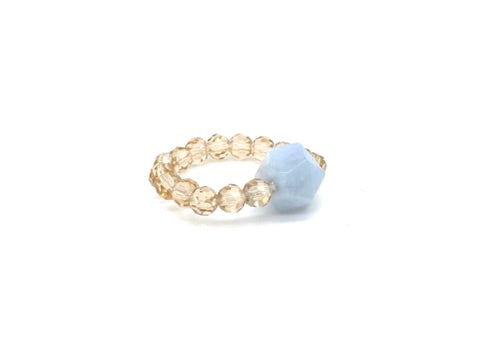 Aquamarine March Birthstone Ring