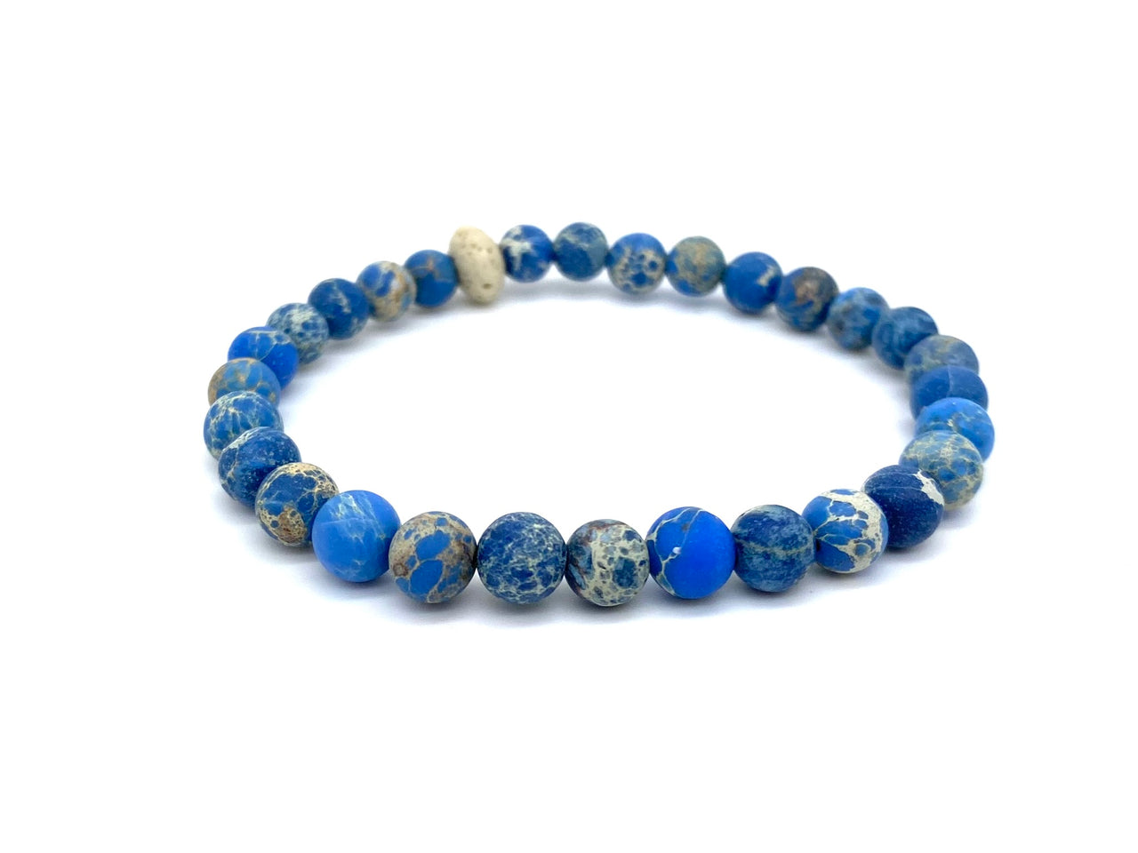 Imperial Jasper Cobalt Blue Crystal Diffuser Bracelet