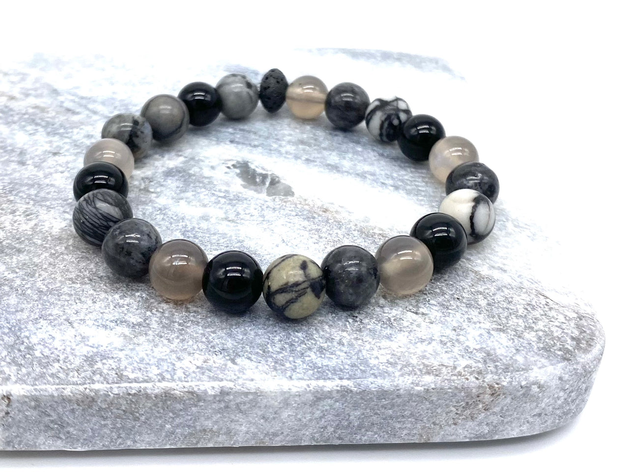 Strength Crystal Beaded Bracelet - Aromatherapy Bracelet