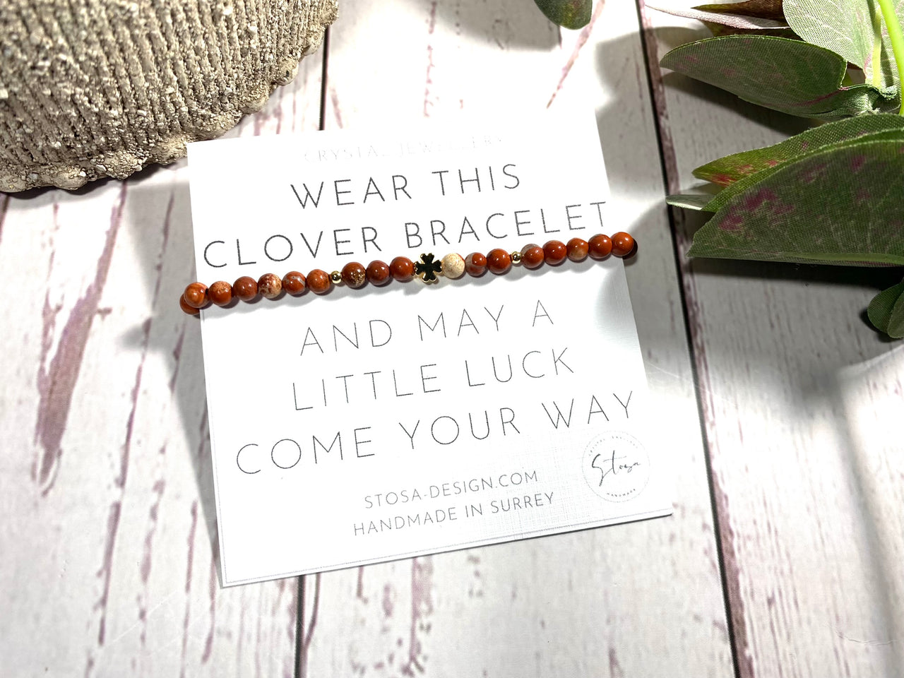 Lucky Crystal Clover Bracelet