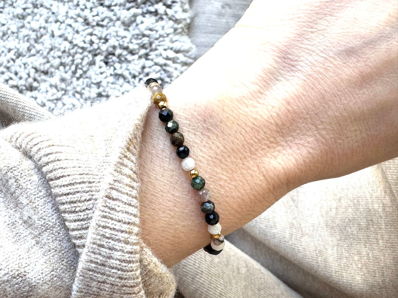 Tourmaline Dainty Gemstone Bracelet