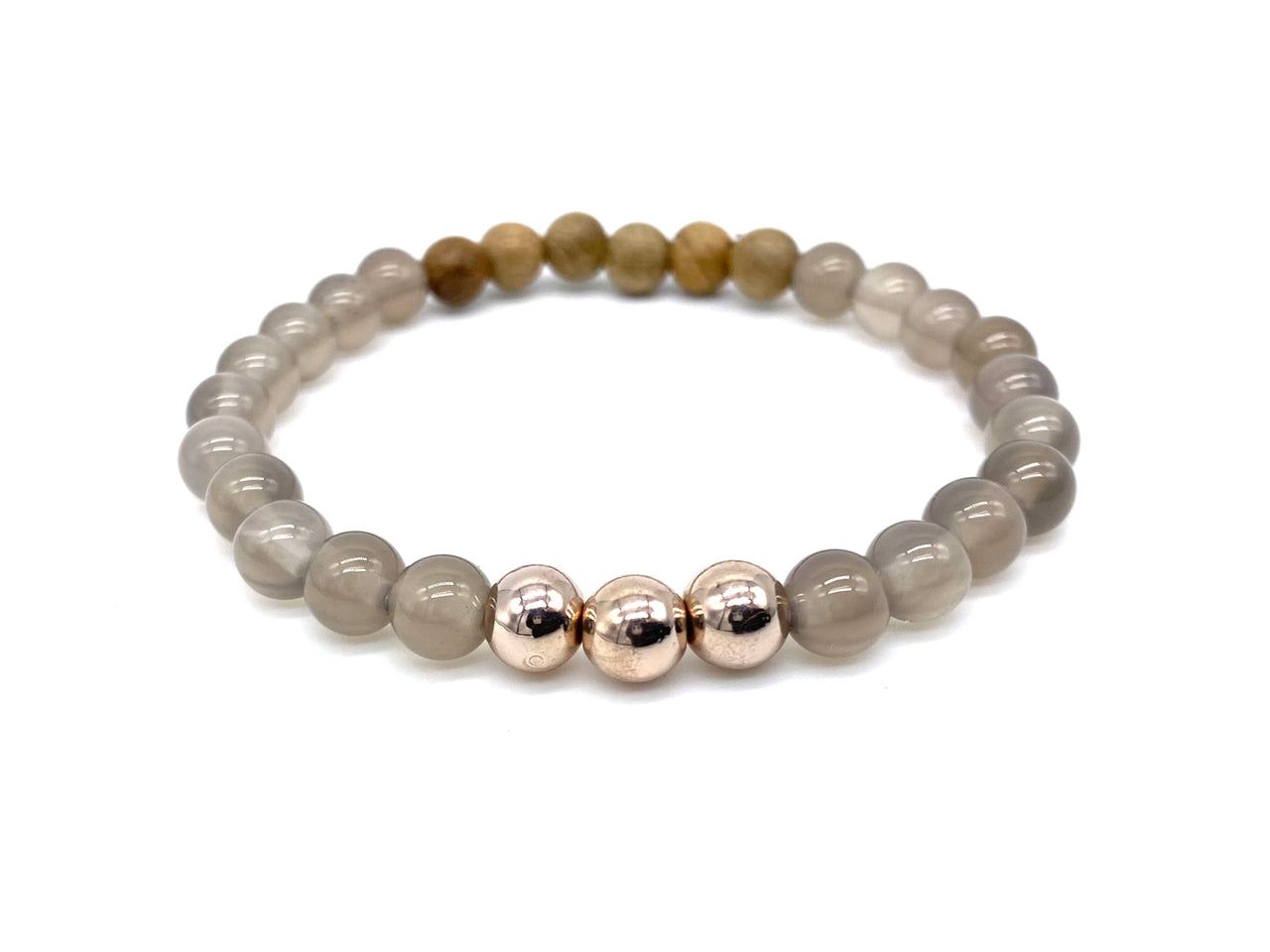 Dove - Banded Agate Diffuser Bracelet