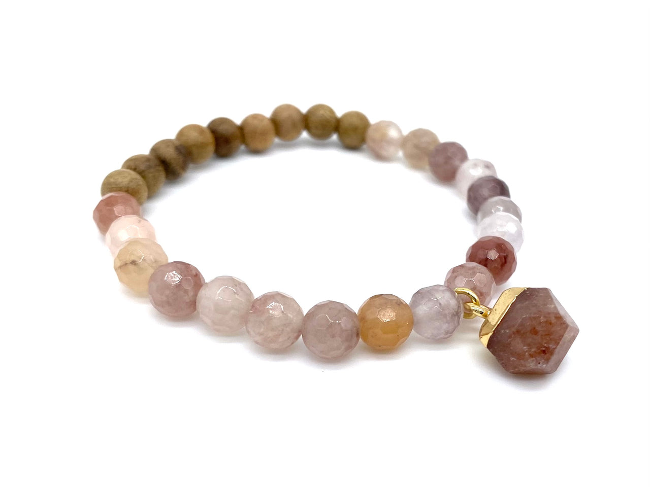 Strawberry Quartz Crystal Diffuser Bracelet