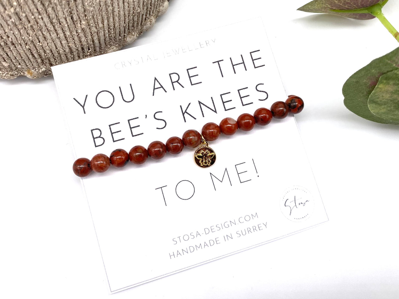 You Are The Bee's Knees - Crystal Bee Charm Bracelet