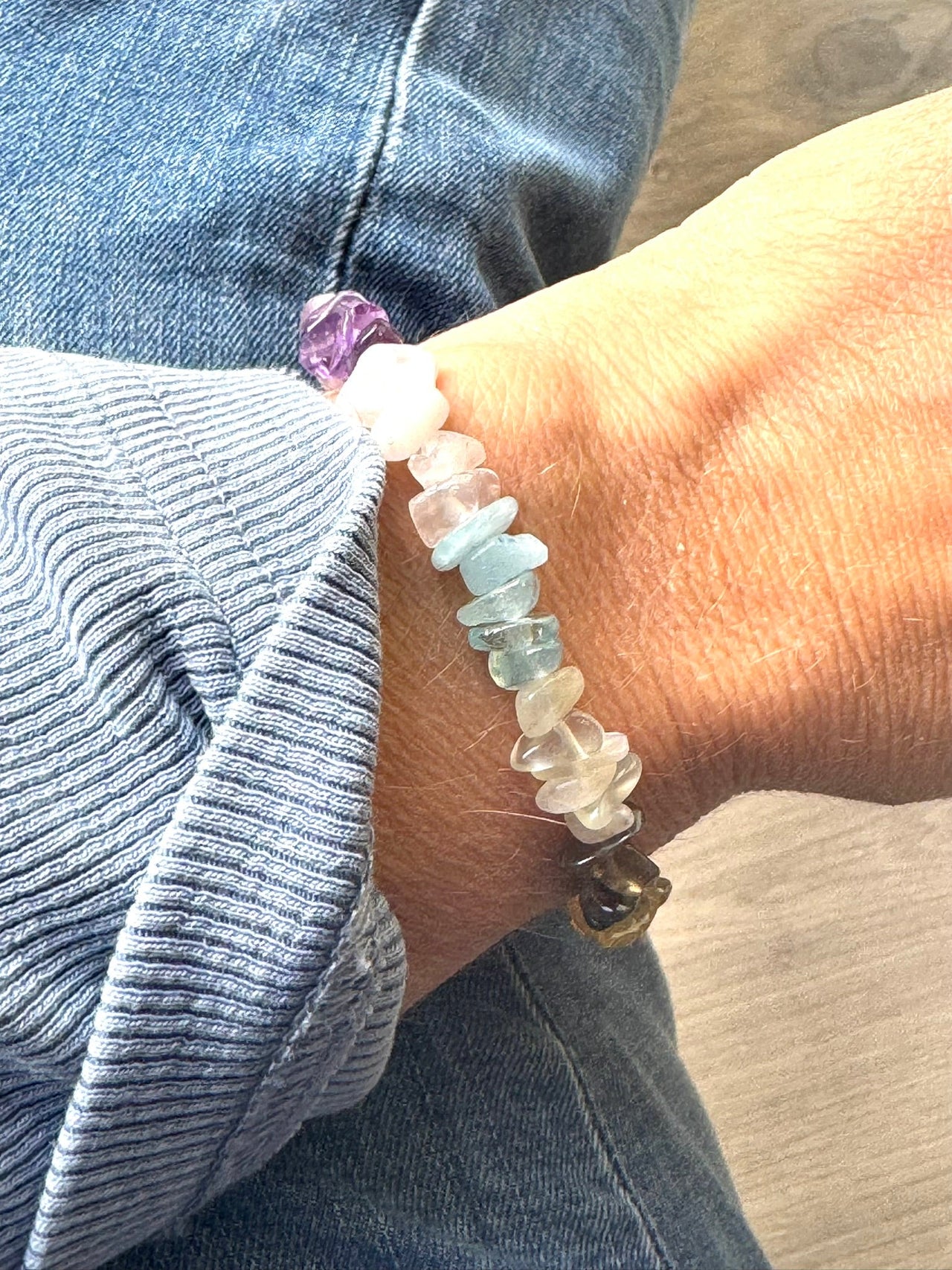 Dainty Chakra Gemstone Bracelet