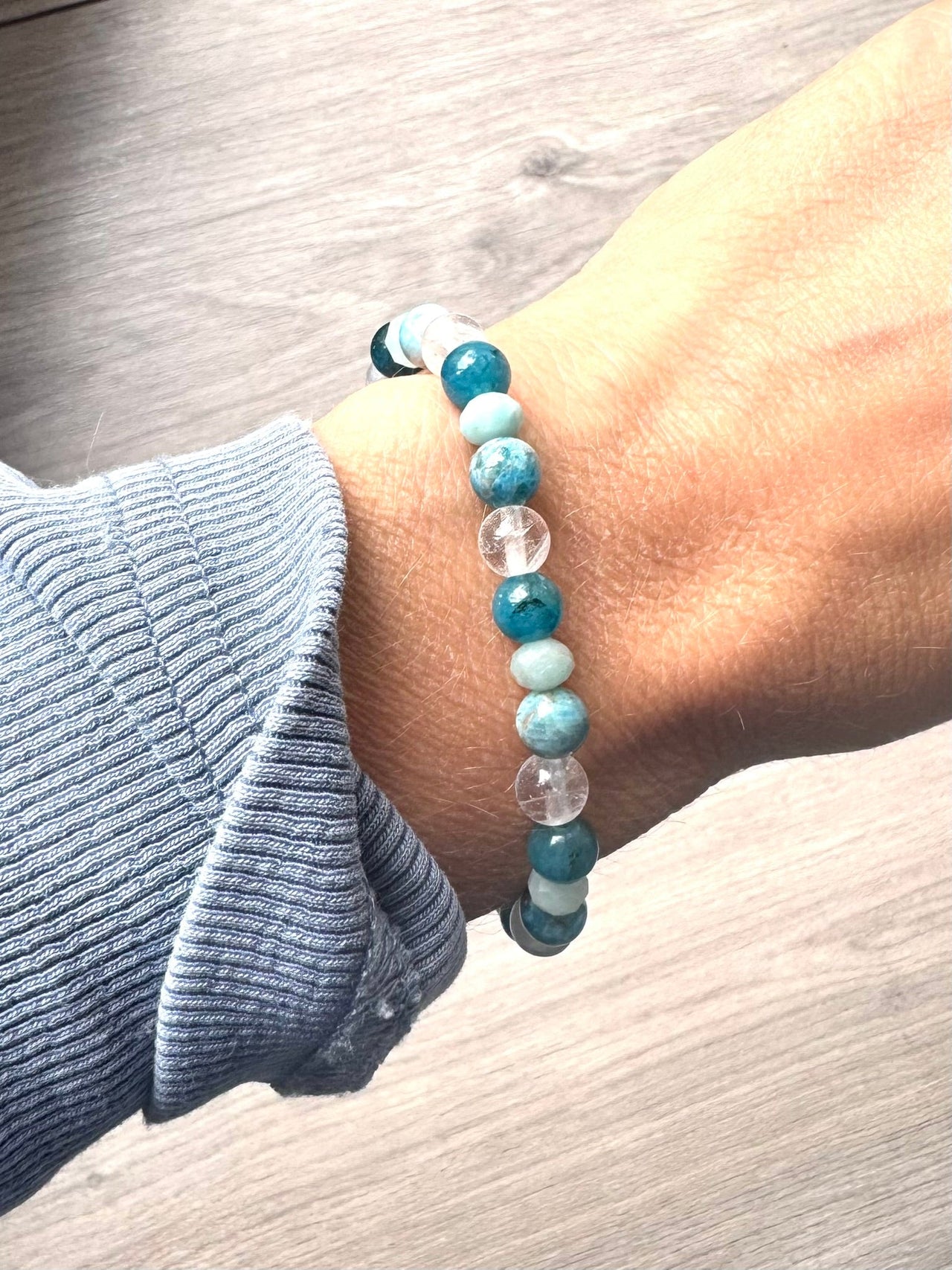 Apatite Mix Gemstone Bracelet