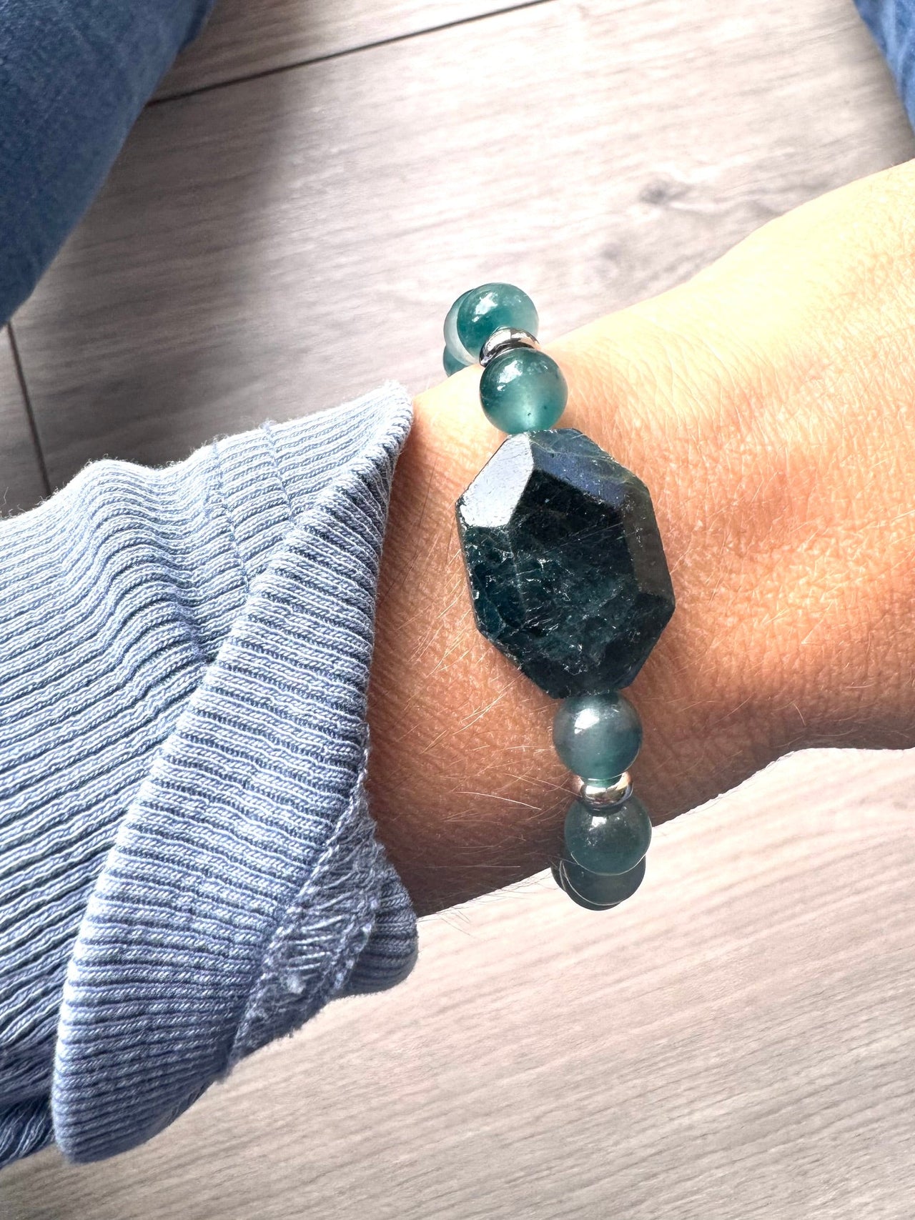 Chunky Apatite Bracelet