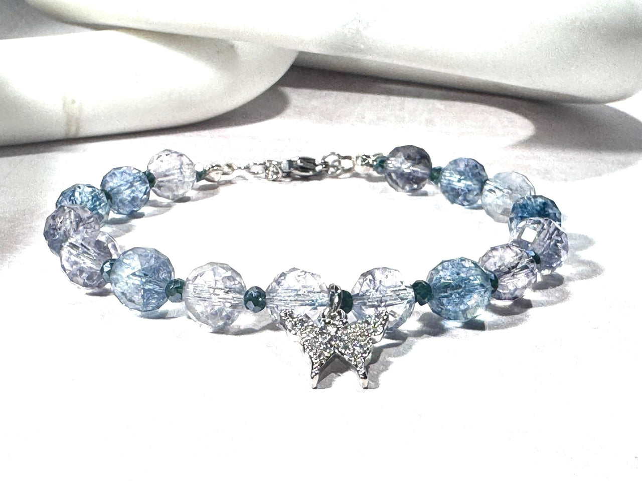 Quartz Butterfly Bracelet