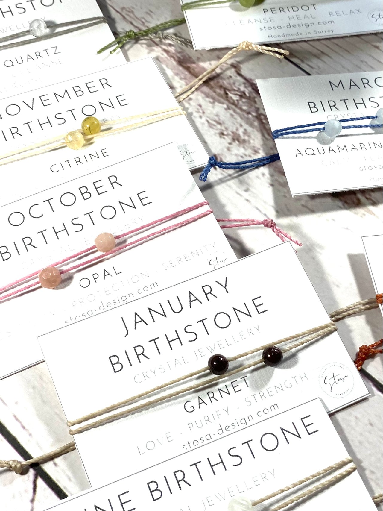 Birthstone Crystal Bracelet