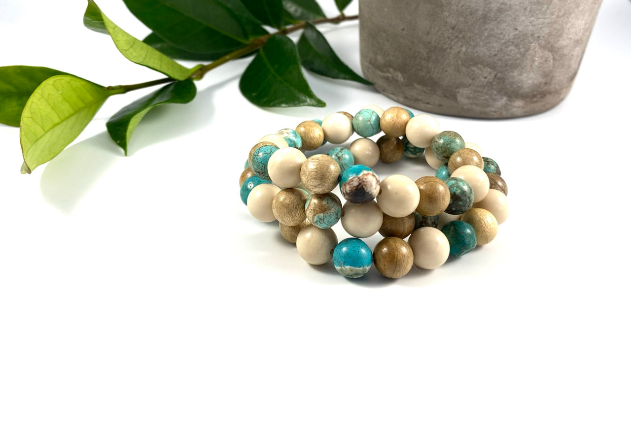 Turquoise Oil Diffuser Bracelet - Oil Diffuser Jewellery