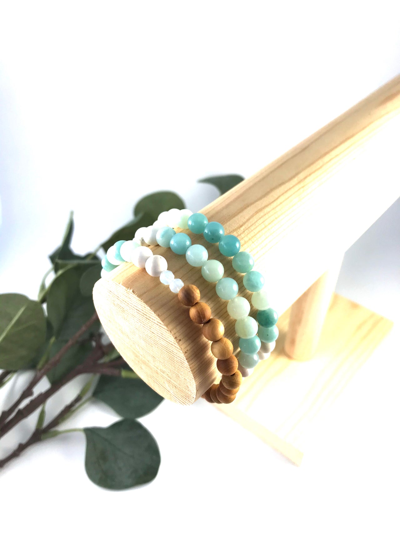 Towan - Amazonite and Howlite Diffuser Bracelet