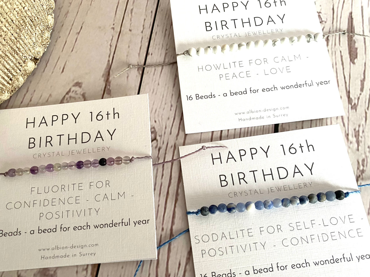 16th Birthday Crystal Bracelet