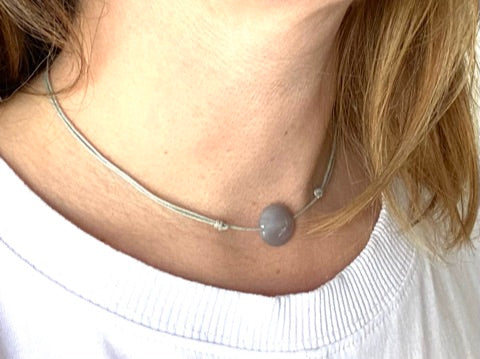 Agate Choker Necklace