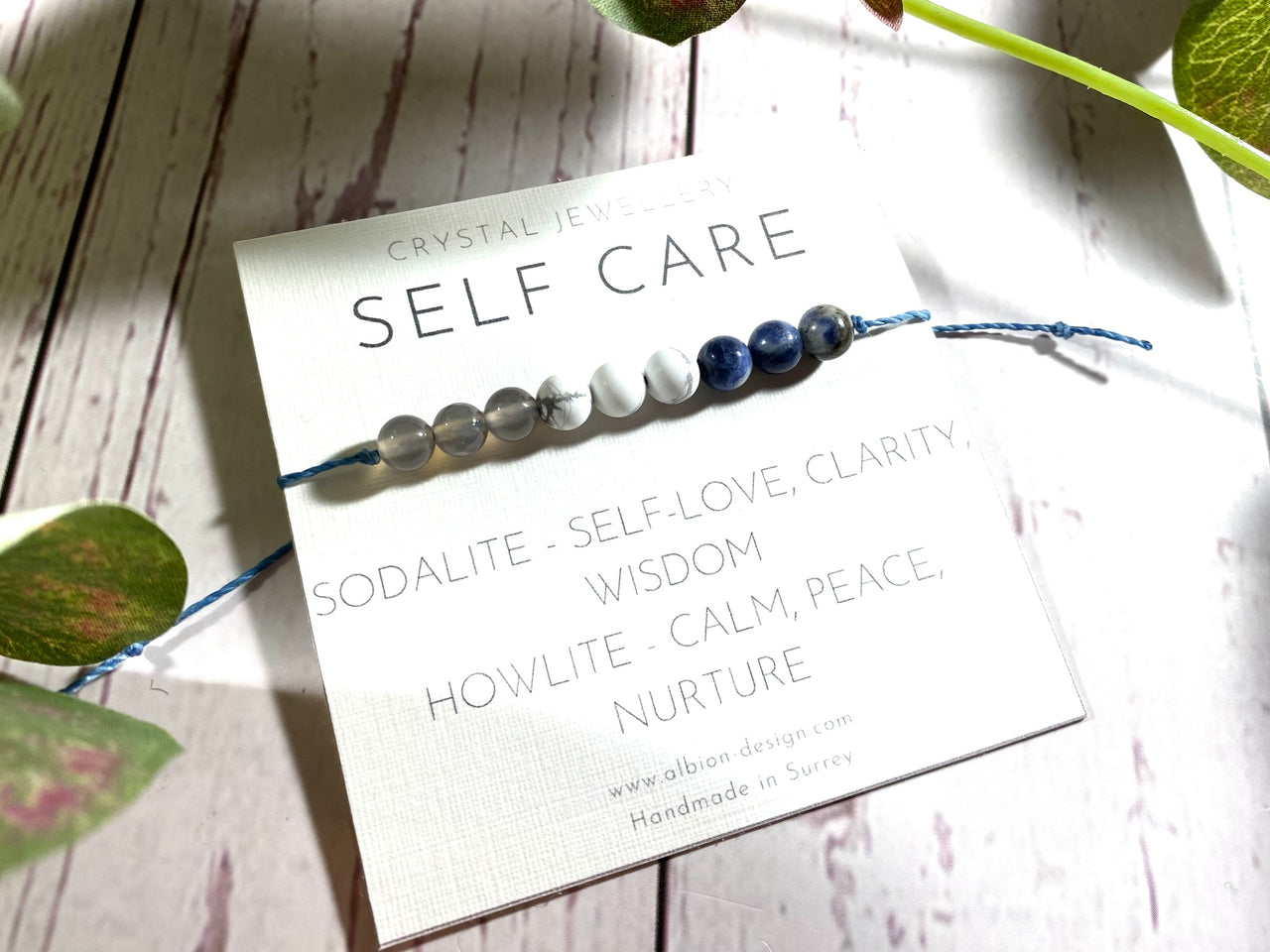 Self Care Crystal Bracelet