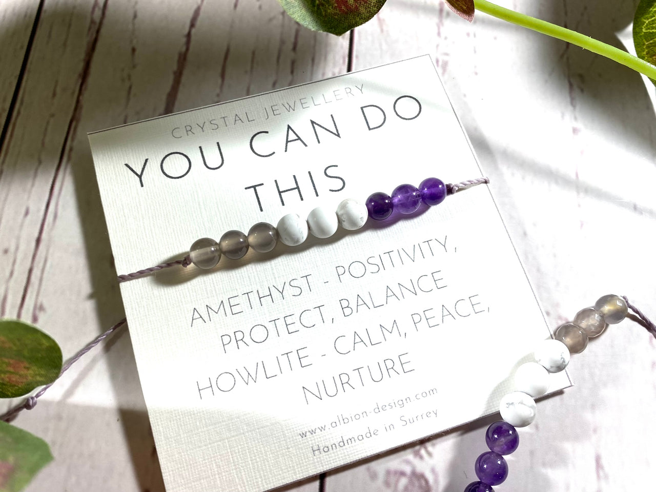 You Can Do This Crystal Bracelet