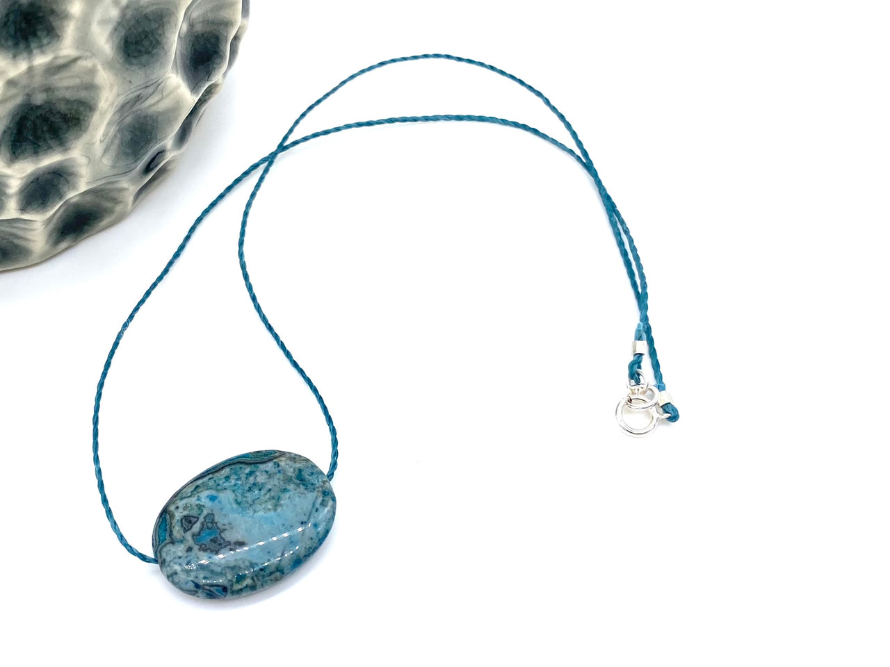 Apatite Necklace - Apatite Natural Crystal Necklace