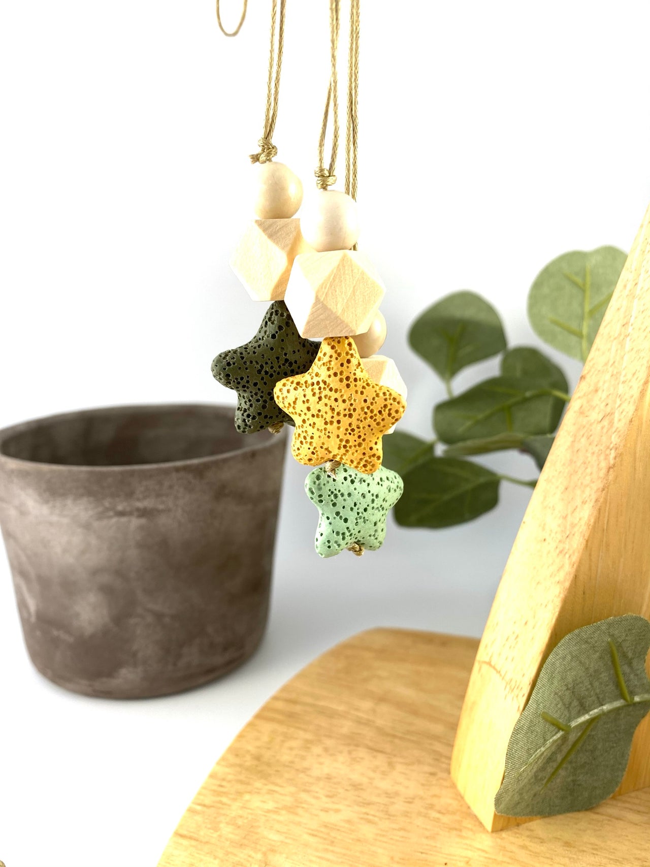 Car Air Diffusers - Air Freshener with Lava Rock - Natural Car Freshener